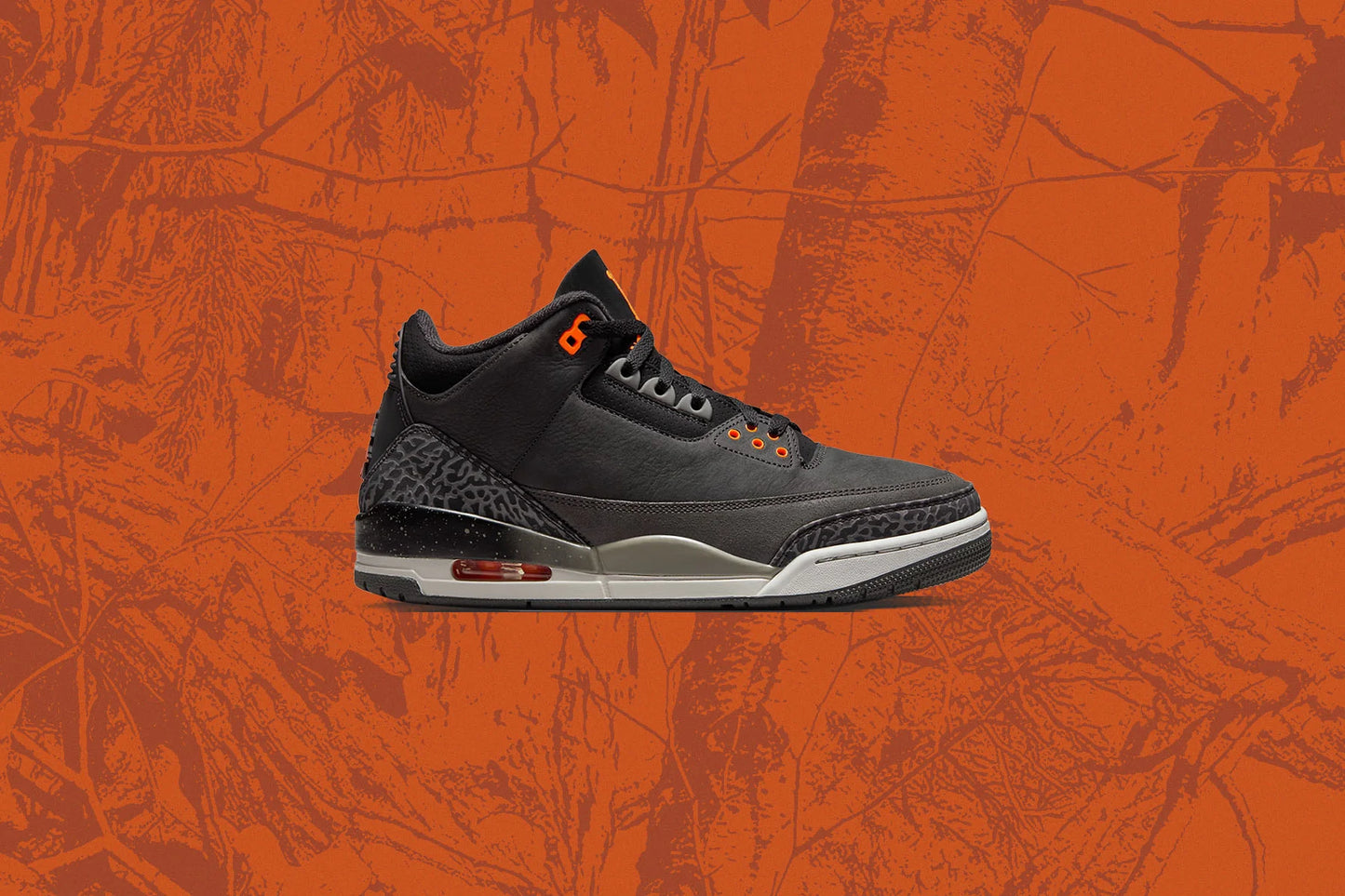 Air Jordan 3 Retro Fear Night Stadium Total Orange Black