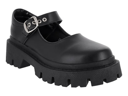 Zapatos Mary Jane Mauri Valero Negro para Mujer