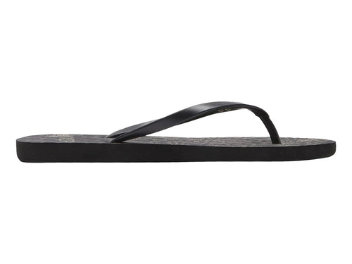 Sandalias Roxy Viva Stamp Negro y Dorado para Mujer