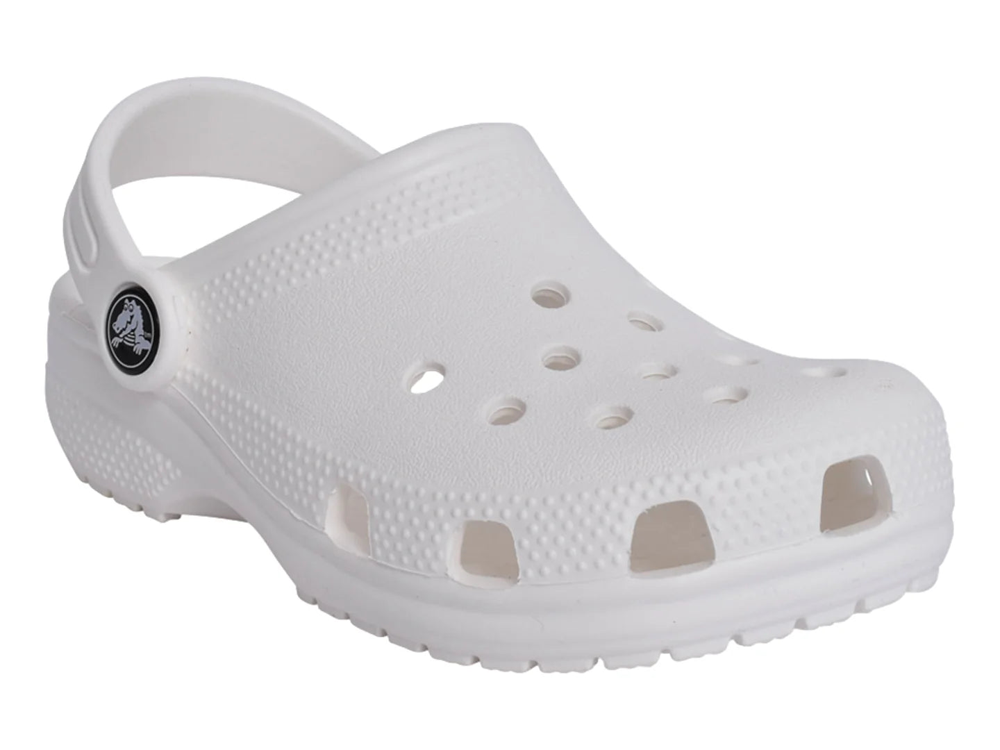 Zuecos Crocs Classic Clog Blancos para Niño