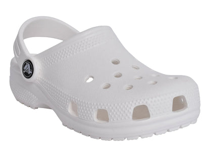 Zuecos Crocs Classic Clog Blancos para Niño