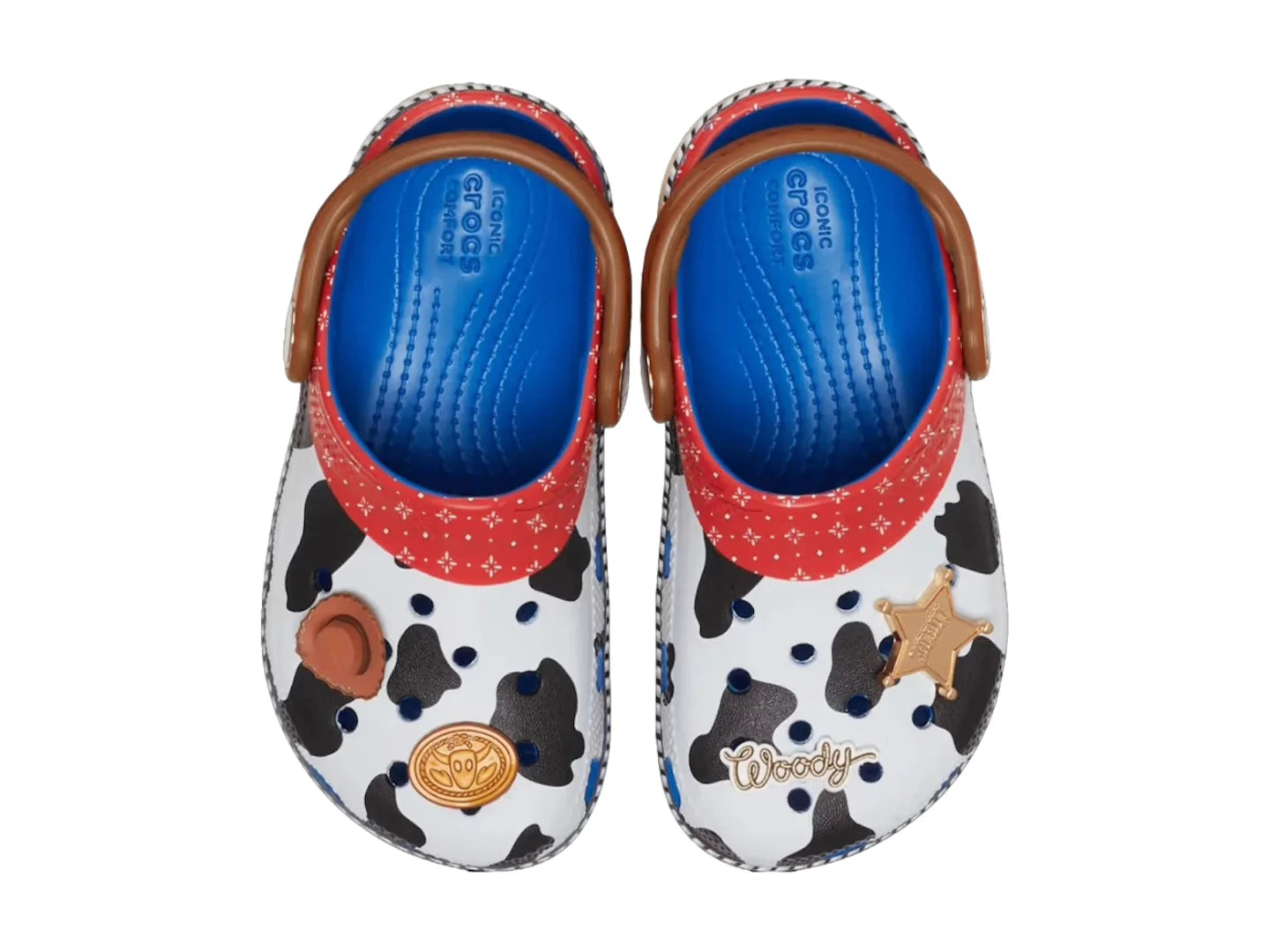 Zuecos Crocs Toy Story Woody Blue Jean para Niña