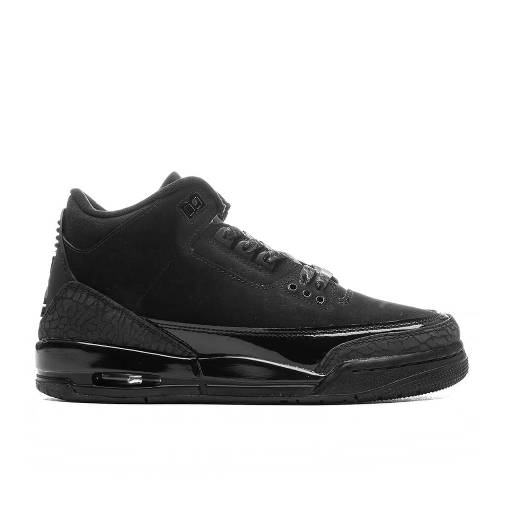 Air Jordan 3 Retro Black Cat GS Black Dark Charcoal White