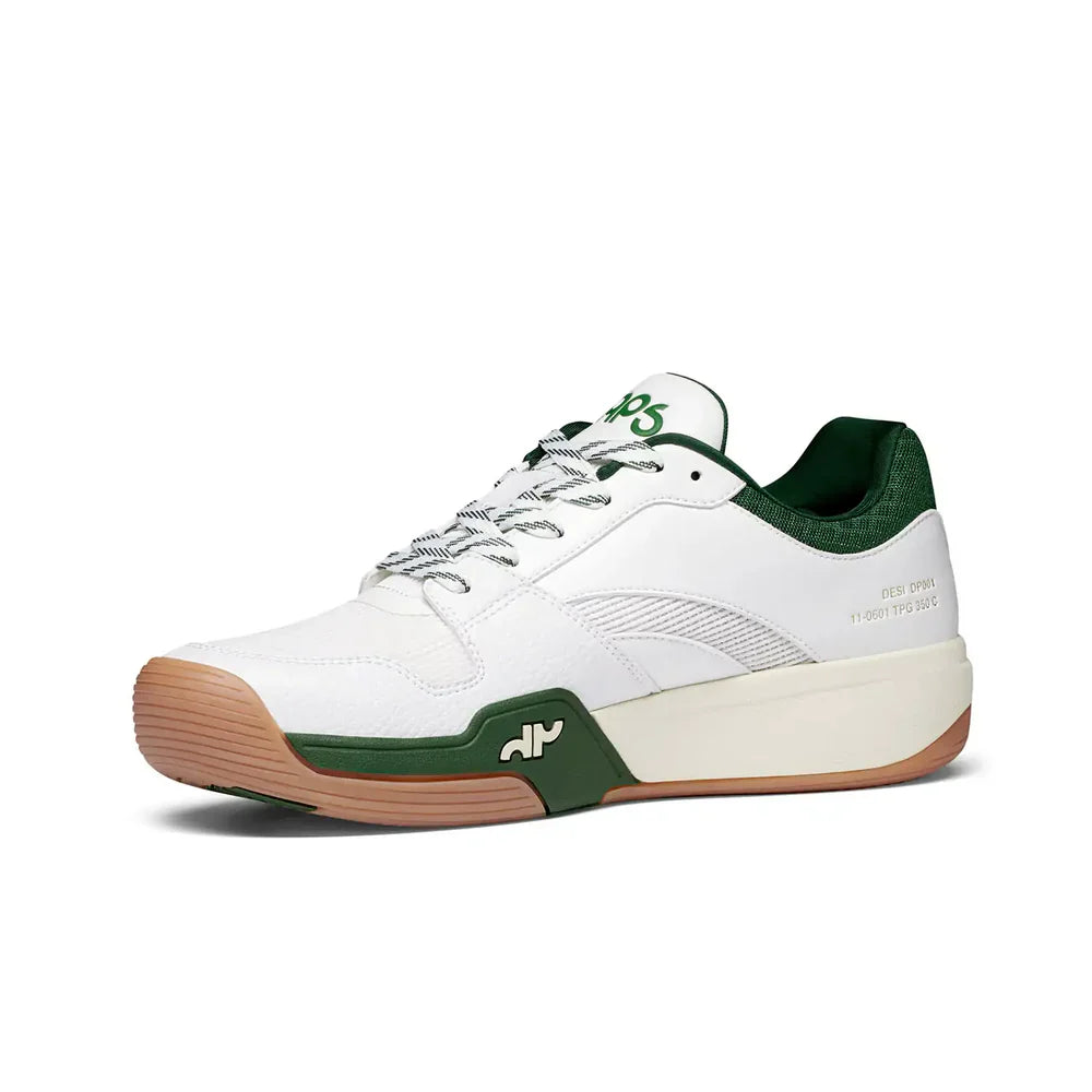DAPS DESI Low Green White Mens Pickleball Shoes
