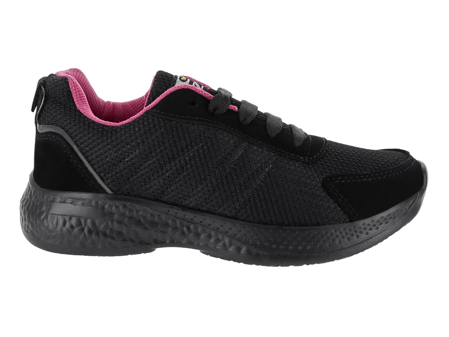 Tenis GIZER Negro con Fucsia para Niña
