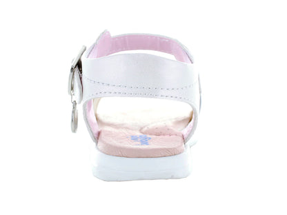 Sandalias Miniburbujas Blanco Perla para Niña