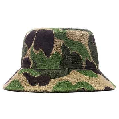 ABC Camo Pile Jacquard Bucket Hat Green