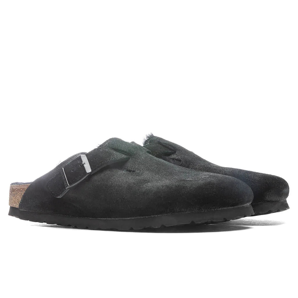 Narrow Boston Shearling Black