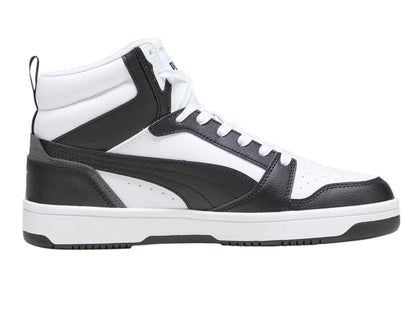 Tenis PUMA Rebound V6 Blanco y Negro para Hombre