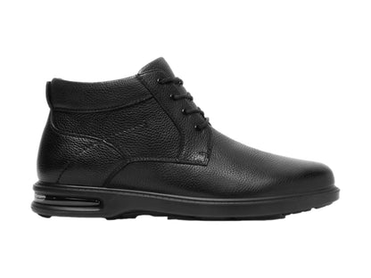 Botas Flexi de Cuero Negro para Hombre