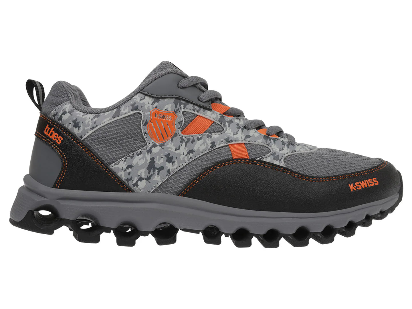 Tenis K SWISS Tubes Trail 200 Gris y Naranja para Hombre