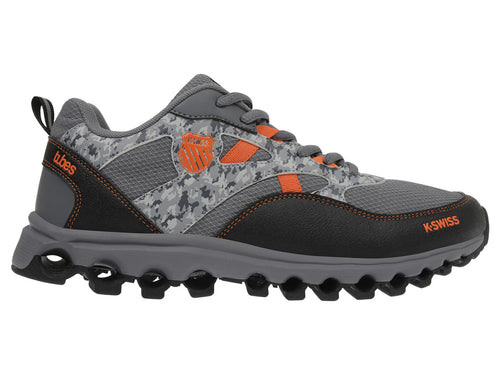 Tenis K SWISS Tubes Trail 200 Gris y Naranja para Hombre