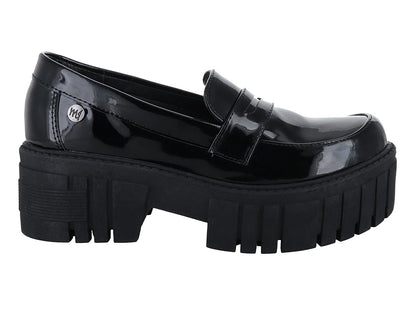 Zapatos Mocasines Punto Moda Negro para Mujer