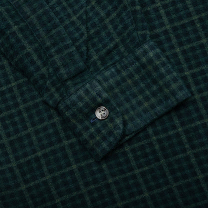 Over Dyed Ribbon Shirt Green