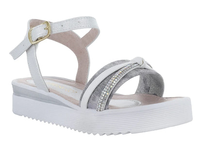 Sandalias Viris Blancas para Niña