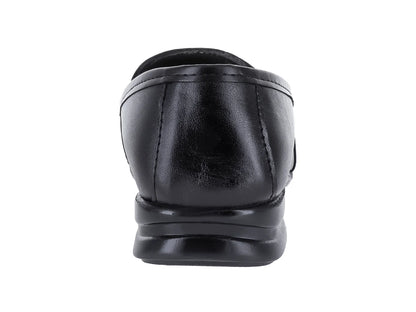 Zapatos Planos de Piel Negros Luna Rosa para Mujer