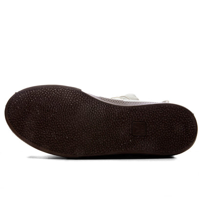 Womens Panenka Leather White Black Bark