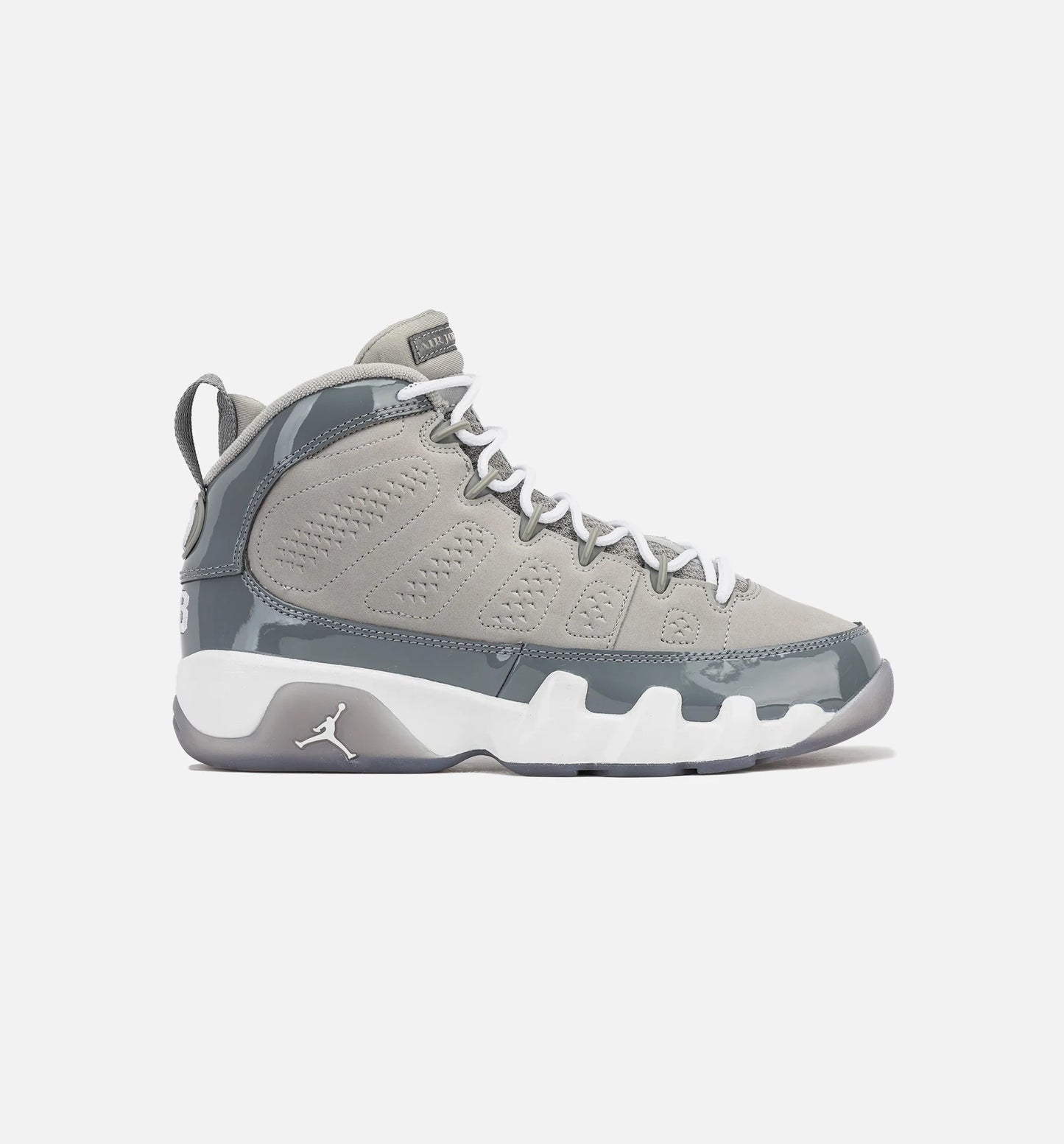 Air Jordan 9 Retro Cool Grey Grade School Lifestyle Shoe Medium Grey Cool Grey White