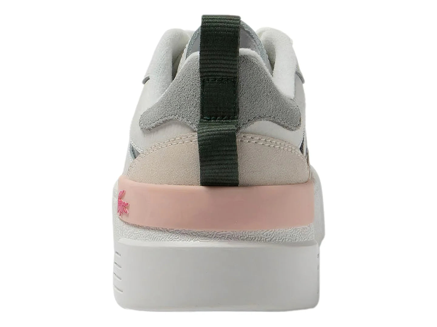 Tenis Lacoste Blanco y Rosa para Mujer