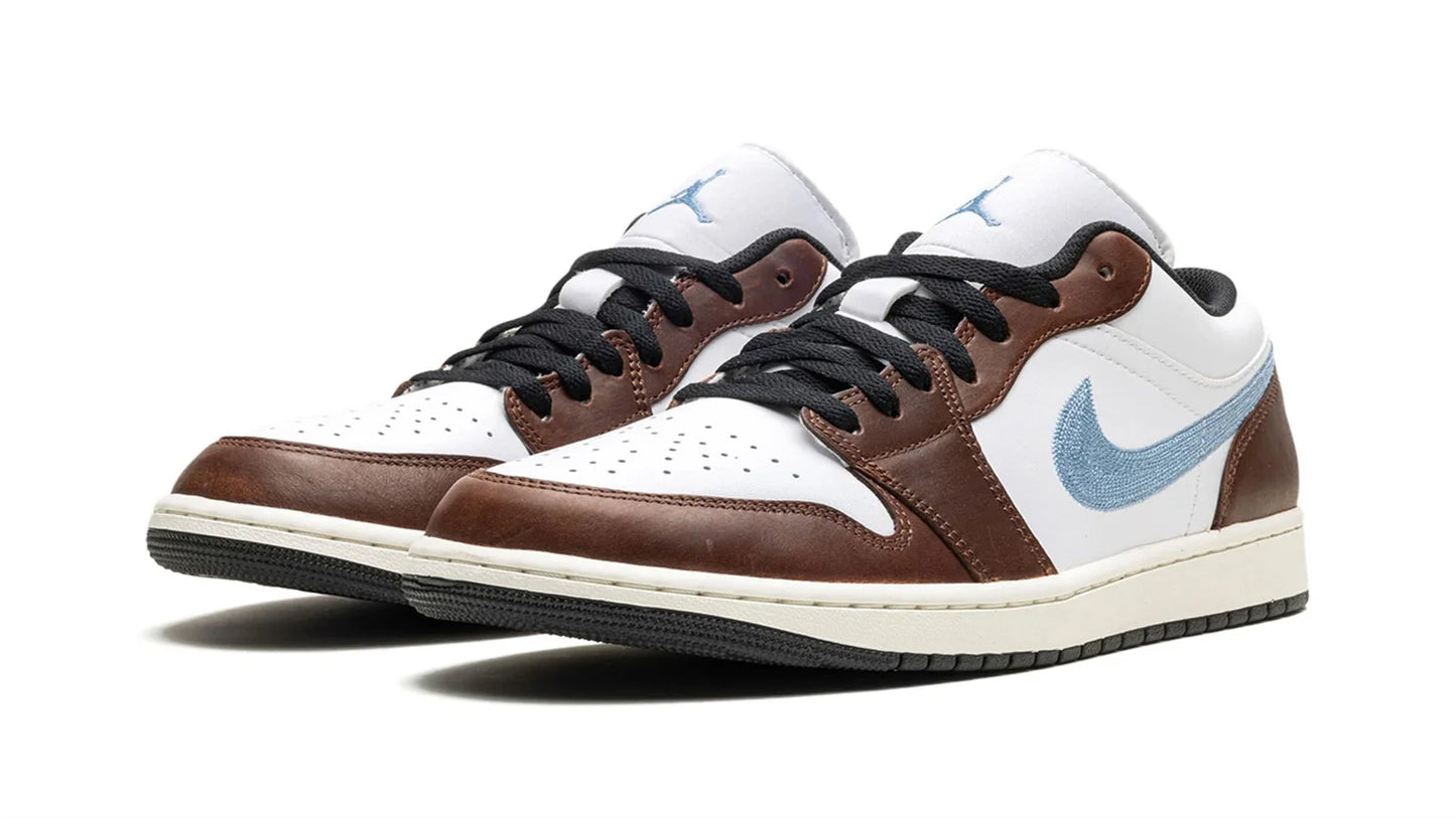 Air Jordan 1 Low SE Embroidered Swoosh Mocha