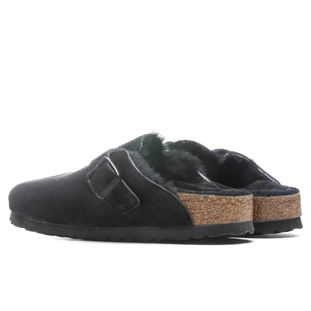 Narrow Boston Shearling Black