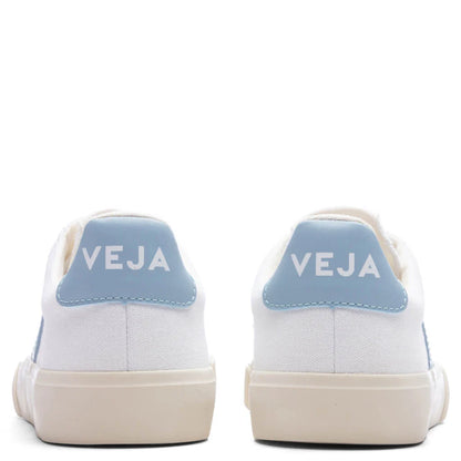 Womens Campo Canvas White Steel