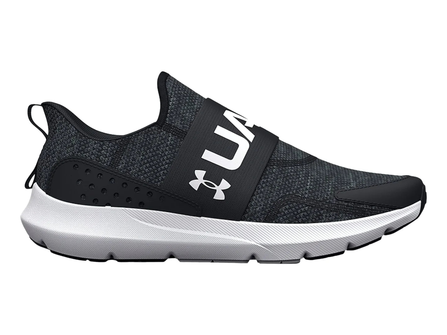 Tenis Under Armour Surge 3 Slip Negros para Niño