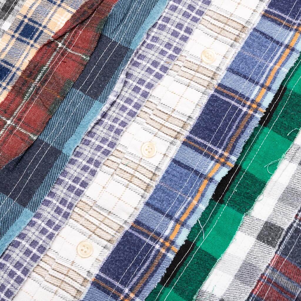 Needles Flannel Shirt Ribbon Shirt Assorted