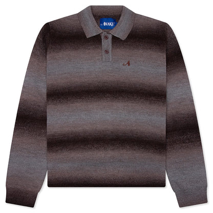 Knit Polo Brown