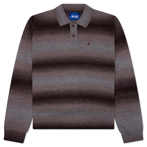 Knit Polo Brown