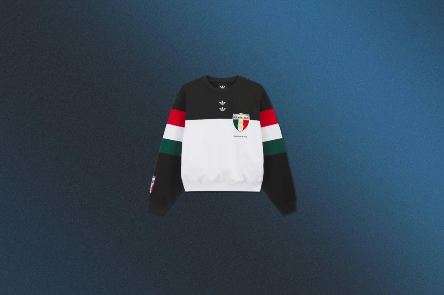 adidas Originals x Willy Chavarria Crew Sweatshirt Black White
