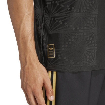 adidas Mens Mexico Gold Jersey 25 Black