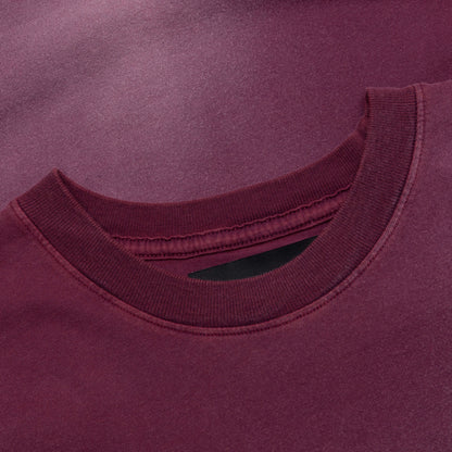 Logo T shirt Sunfade Plum