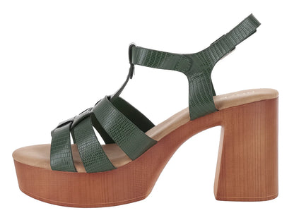 Sandalias ROZE Verde para Mujer
