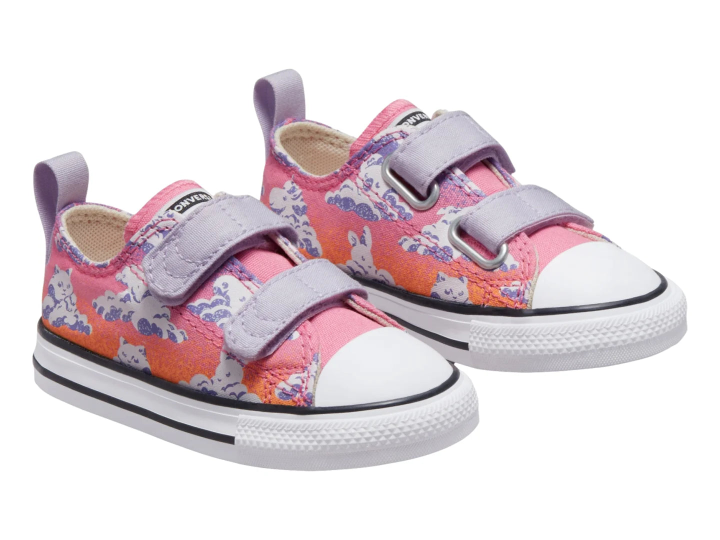 Tenis Converse Chuck Taylor All Star Morado y Rosa para Niña