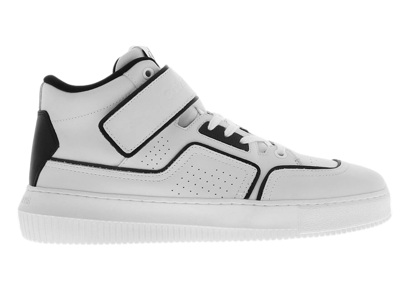 Tenis Calvin Klein Seamus 8 Blancos y Negros para Hombre