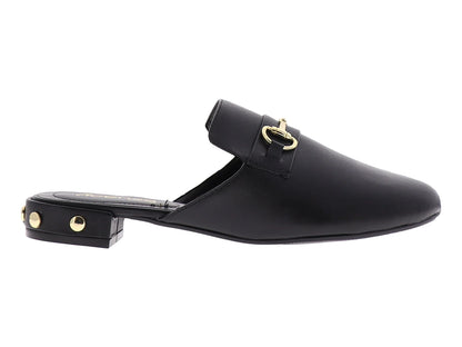 Zapatos Mocasín Mule Vicenza Negro para Mujer