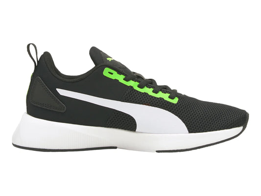 Tenis PUMA Flyer Runner Jr Verde y Negro para Niño