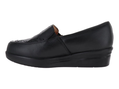 Zapatos Mocasines Mas Descanso Negro para Mujer