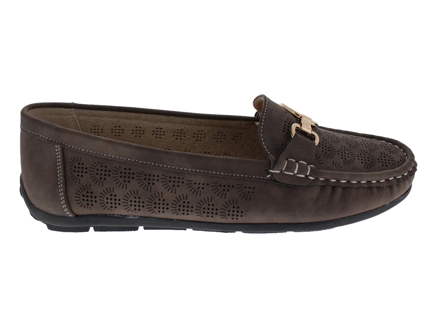 Zapatos Mocasines Comfort Fit Marrón para Mujer