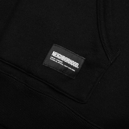 Classic Sweat Parka L S Black
