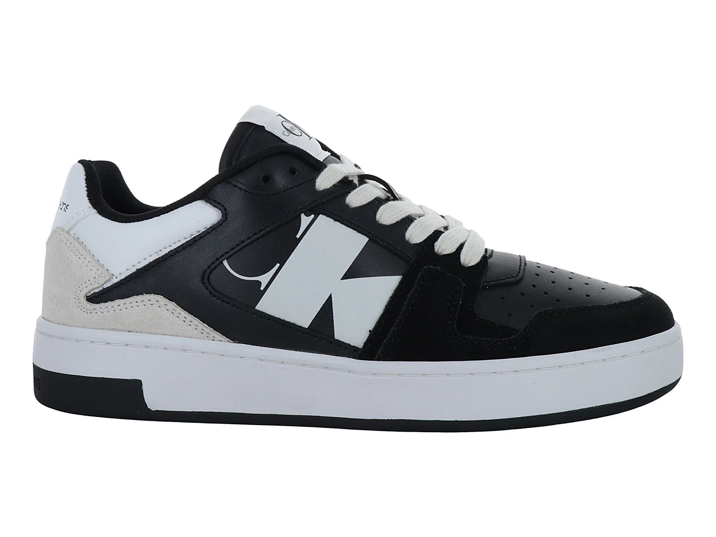 Tenis Calvin Klein Cupsole Negro y Blanco para Mujer