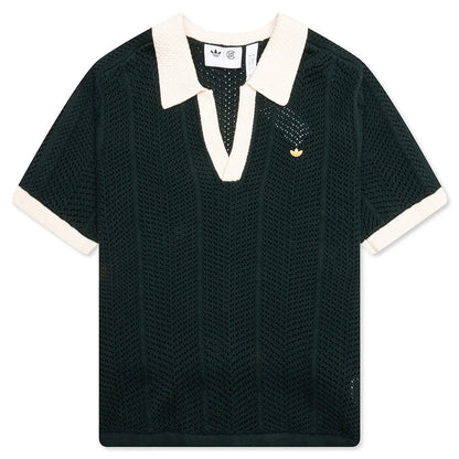 Adidas Originals x CLOT Knit Polo by Edison Chen Green Night