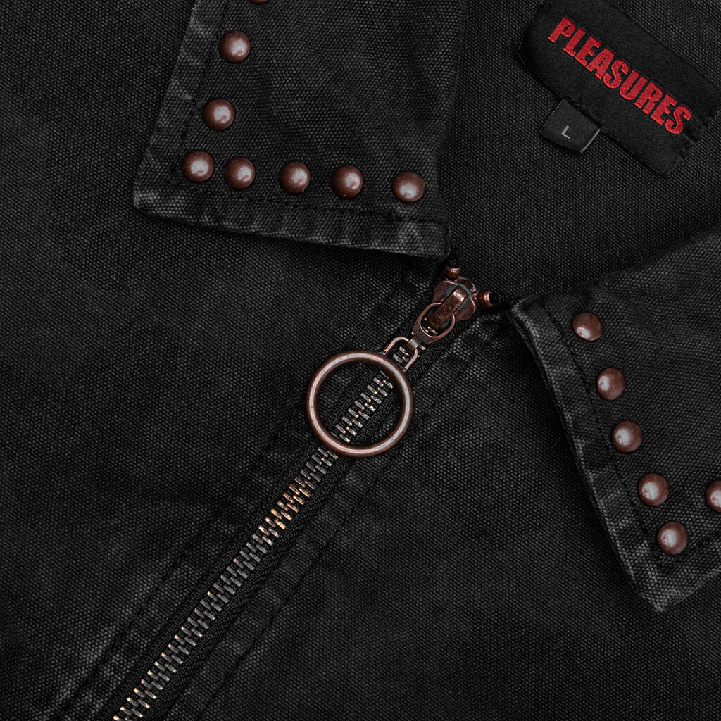 Cowhide Work Jacket Black