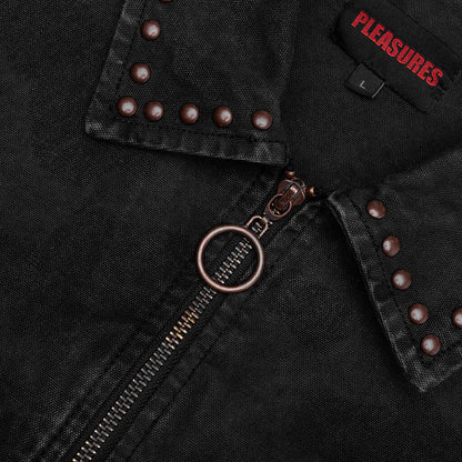 Cowhide Work Jacket Black