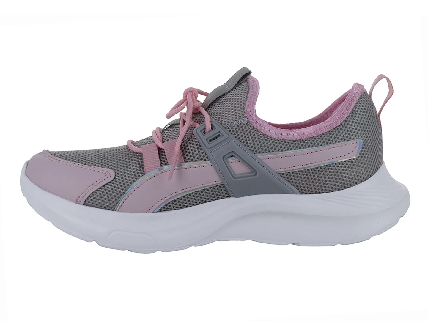 Tenis Andrax Gris y Rosa para Mujer