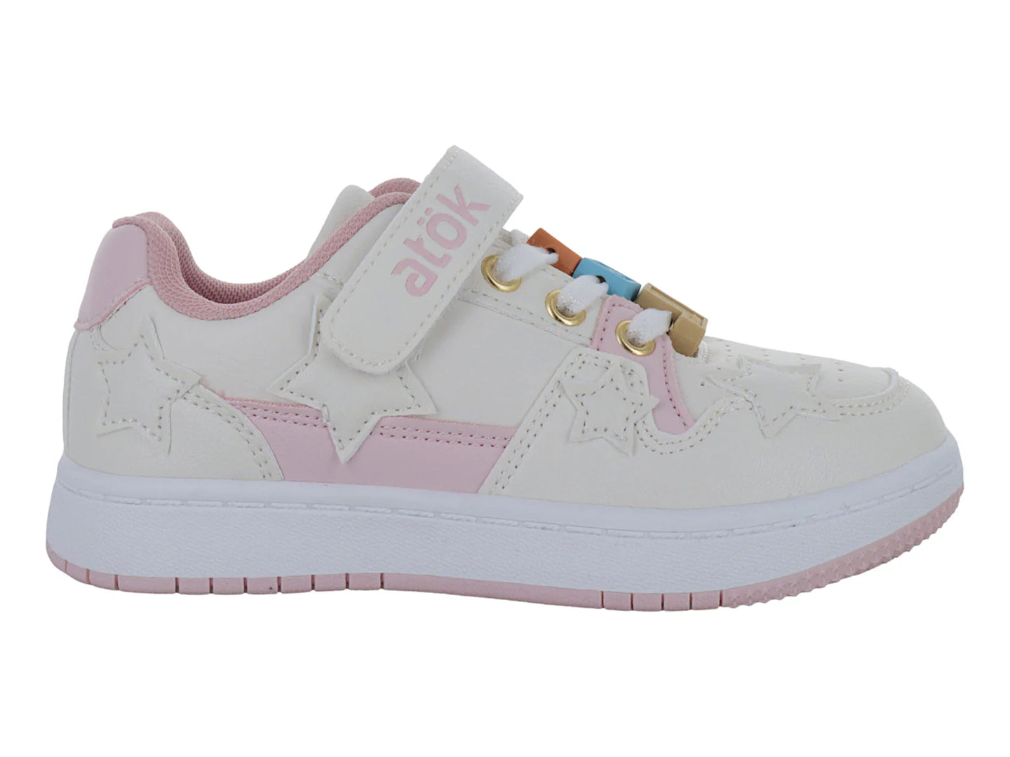Tenis ATOK Blanco y Rosa para Niña