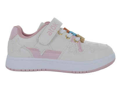Tenis ATOK Blanco y Rosa para Niña