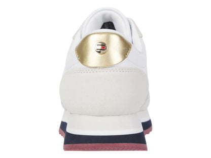 Tenis Tommy Hilfiger Corporate Sequins Runner Blancos para Mujer