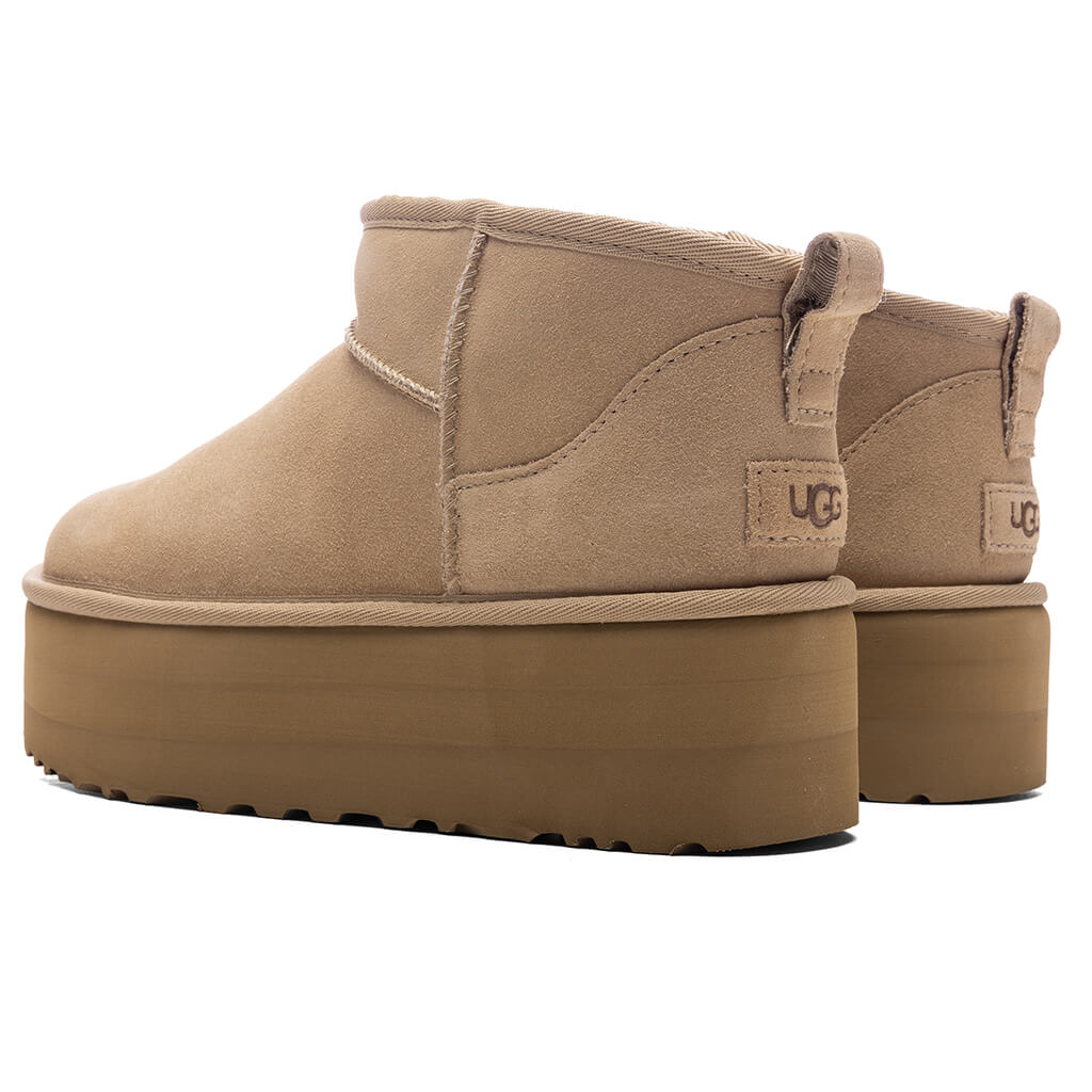 Womens Classic Ultra Mini Platform Sand